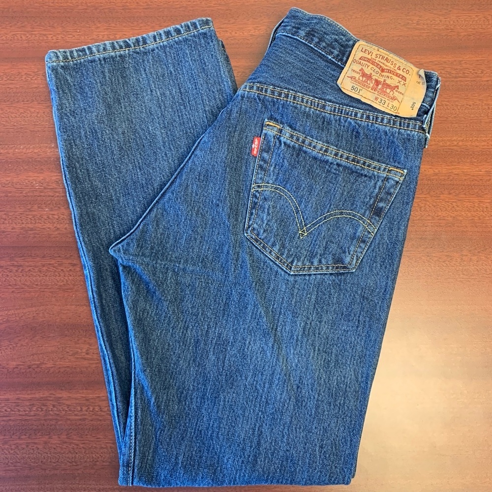 Vintage Men's 501Levi's High Waisted Mom Jean EUC